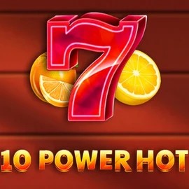 10 Power Hot slot logo by Amusnet Interactive at RoyalsTiger Casino