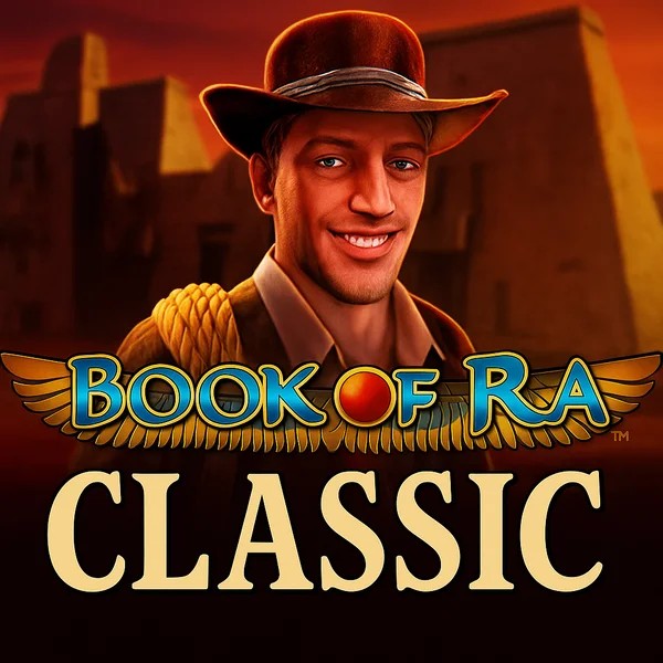 Book of Ra Classic slot visual from Novomatic available on royals-tiger.eu