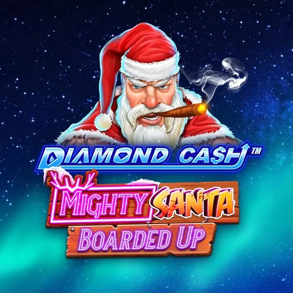 Diamond Cash Mighty Santa Boarded Up game by Greentube – logo hosted on RoyalsTiger Casino