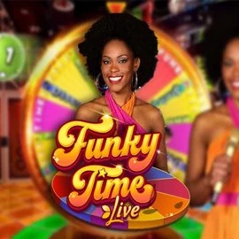 Funky Time logo by Evolution at RoyalsTiger Casino