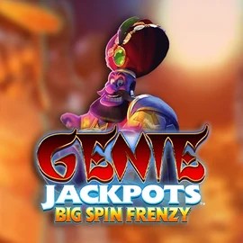Jackpots logo of Genie Jackpots: Big Spin Frenzy from Blueprint Gaming at RoyalsTiger Casino