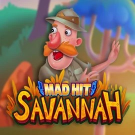 Official Slots logo: Mad Hit Savannah by RubyPlay at RoyalsTiger Casino