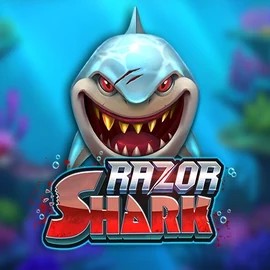 Razor Shark slot logo by Push Gaming at RoyalsTiger Casino