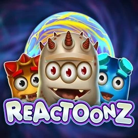 Reactoonz logo by Play'n GO at RoyalsTiger Casino