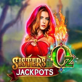 Sisters Of Oz Jackpots slot logo by Triple Edge Studios at RoyalsTiger Casino