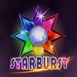 Starburst game by NetEnt – logo hosted on RoyalsTiger Casino