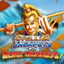 Stellar Jackpots with More Monkeys game by Lightning Box Game – logo hosted on RoyalsTiger Casino